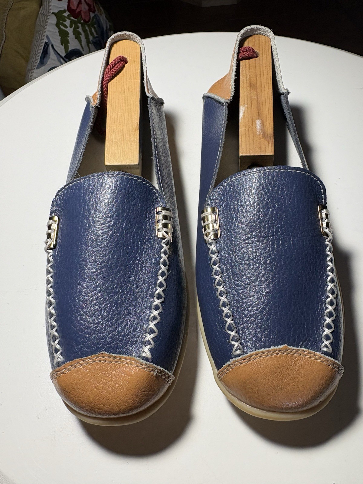Venus Celia Shoes Womens 40 US 8.5 Boat Loafer Leather Comfort Walking Driving