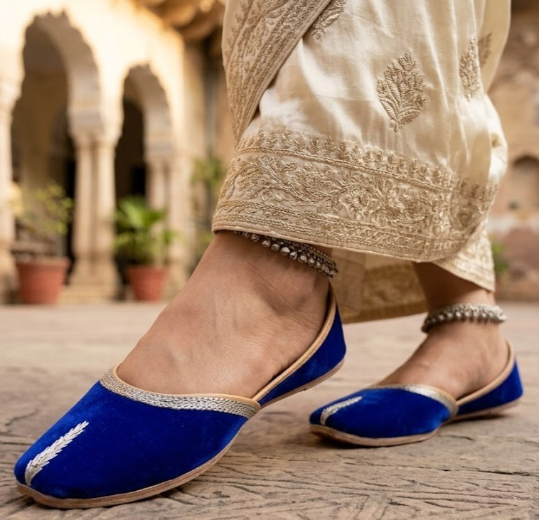 Women Casual Shoes Indian Handmade Flip-Flops Leather Punjabi Mojaries US 6-11