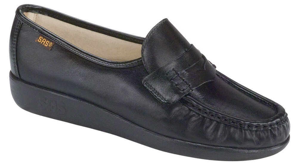 Women’s SAS Classic Black Slip On Loafer Many Sizes New In Box Save Big