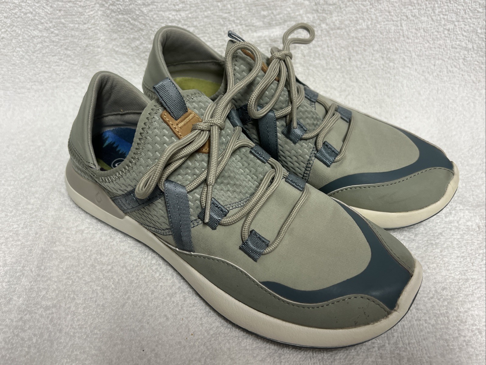 OluKai Kawela Women’s Breathable Golf Shoes Size 7 Sage Dusk