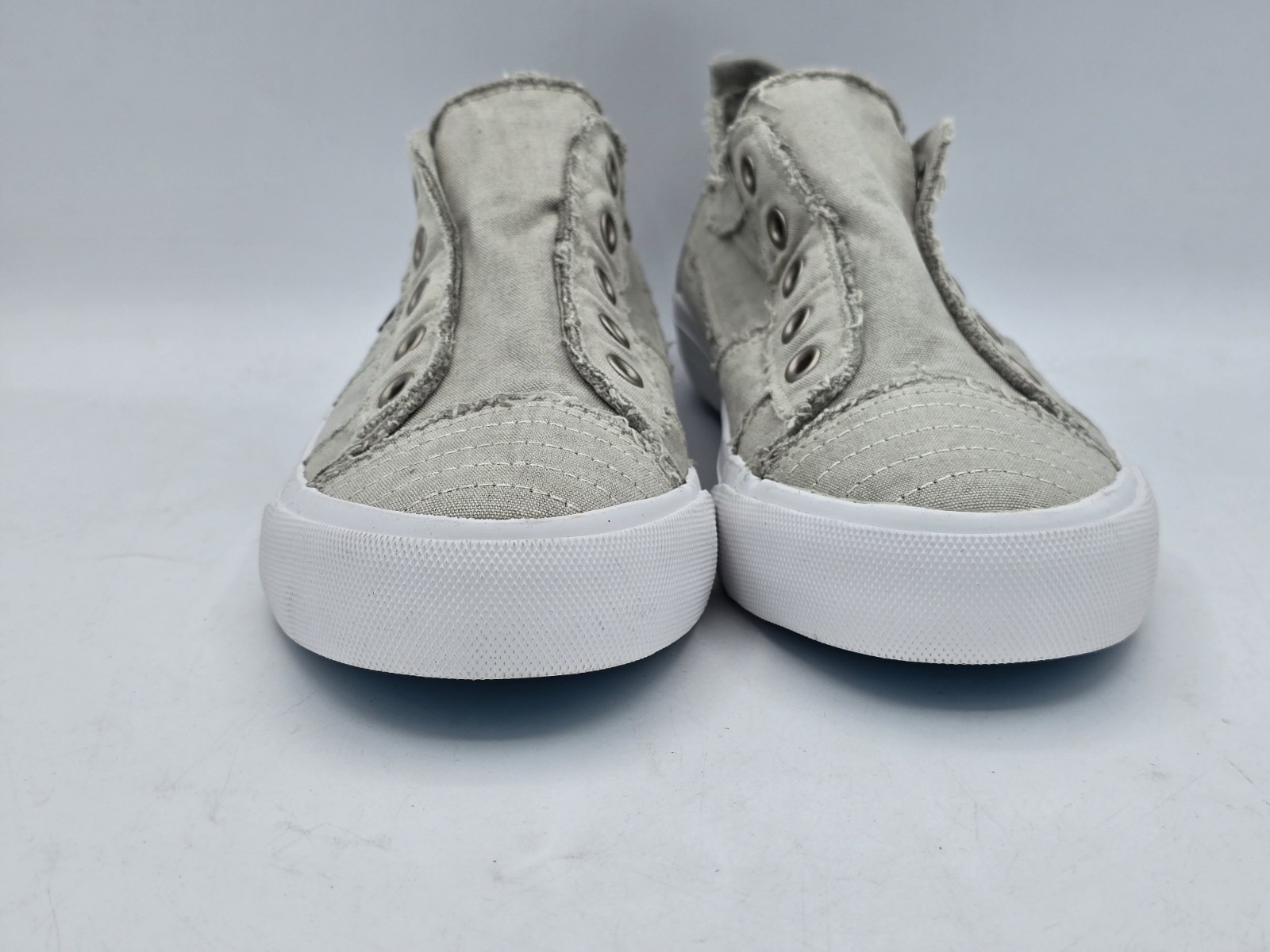 JENN ARDOR Women Canvas Slip On Sneakers Comfort Low-Top Casual Flats Sz 7.5 M