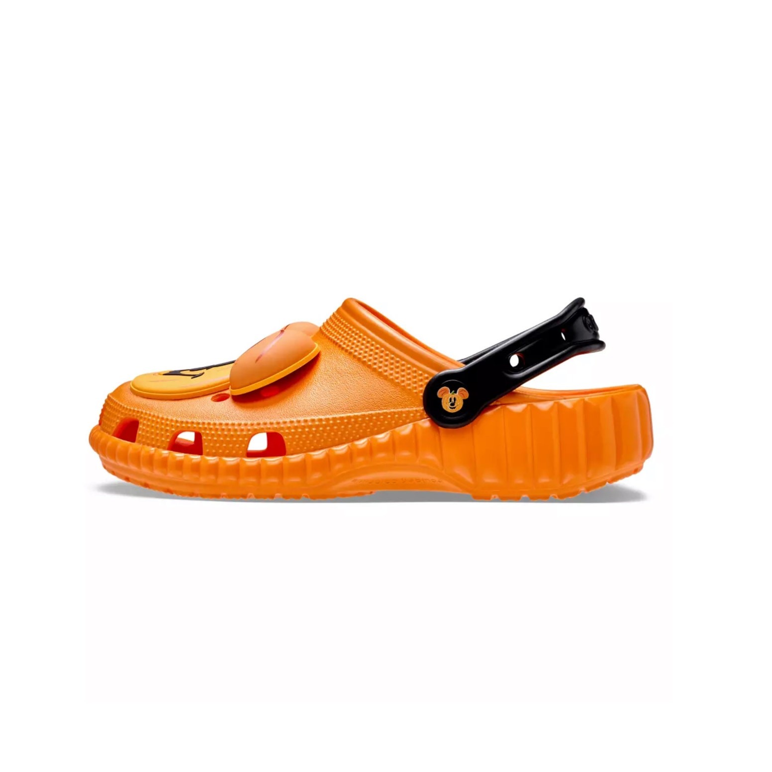 Disney Mickey Mouse Jack O’ Lantern Pumpkin Orange Halloween Crocs M 6 / W 8 NEW