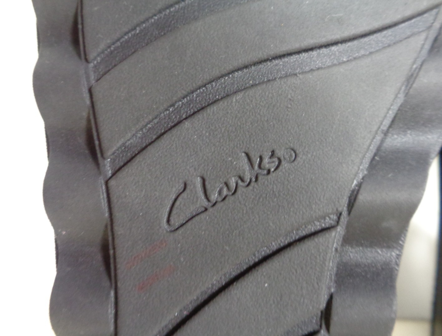 Clark’s collection Women’s size 9M Loafer Sharon Gracie Patent Black Tweed~ new