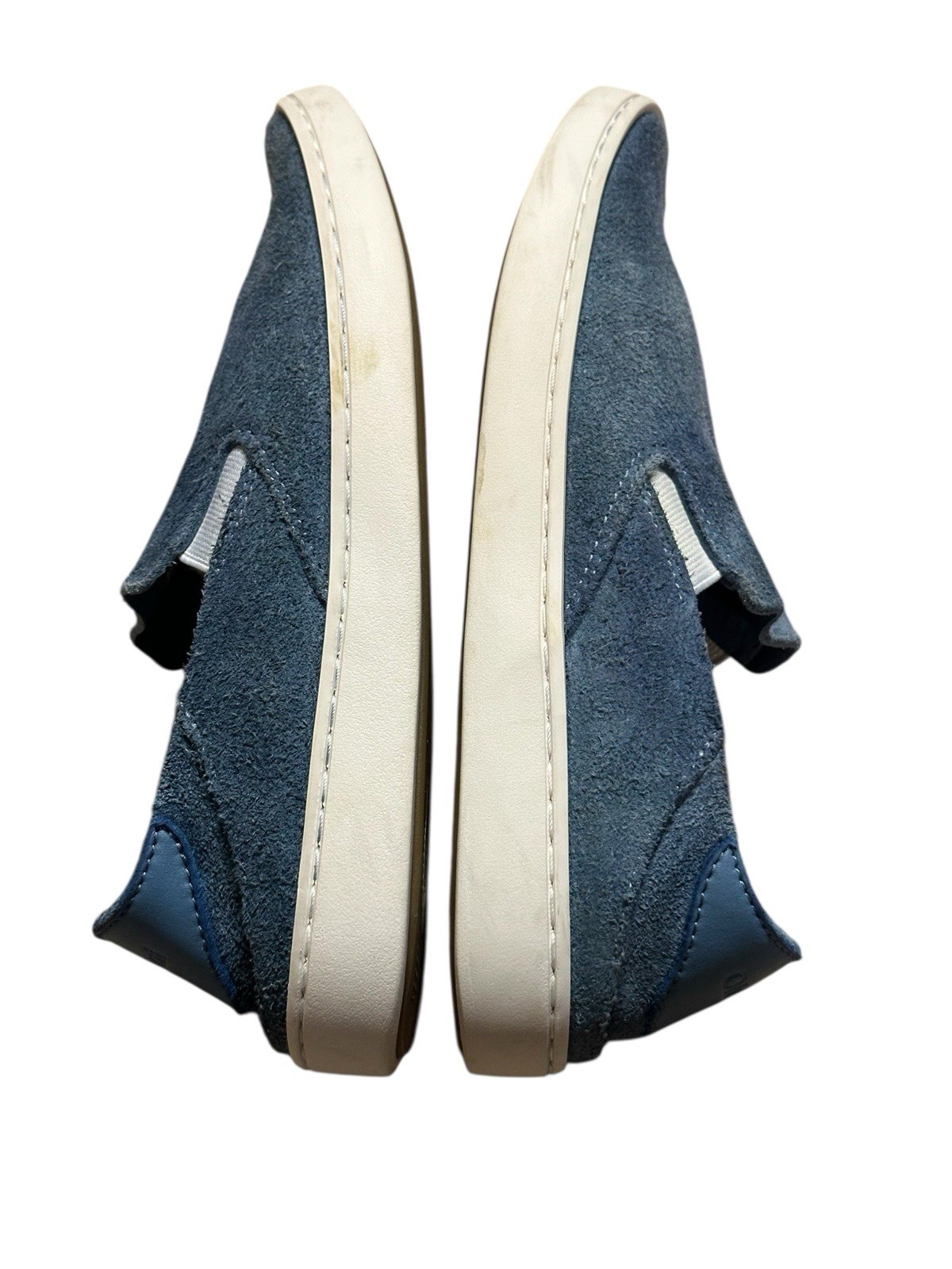 Olukai womens 8.5 Pehuea Luxe Light Blue Slip On Leather beach casual boho chic