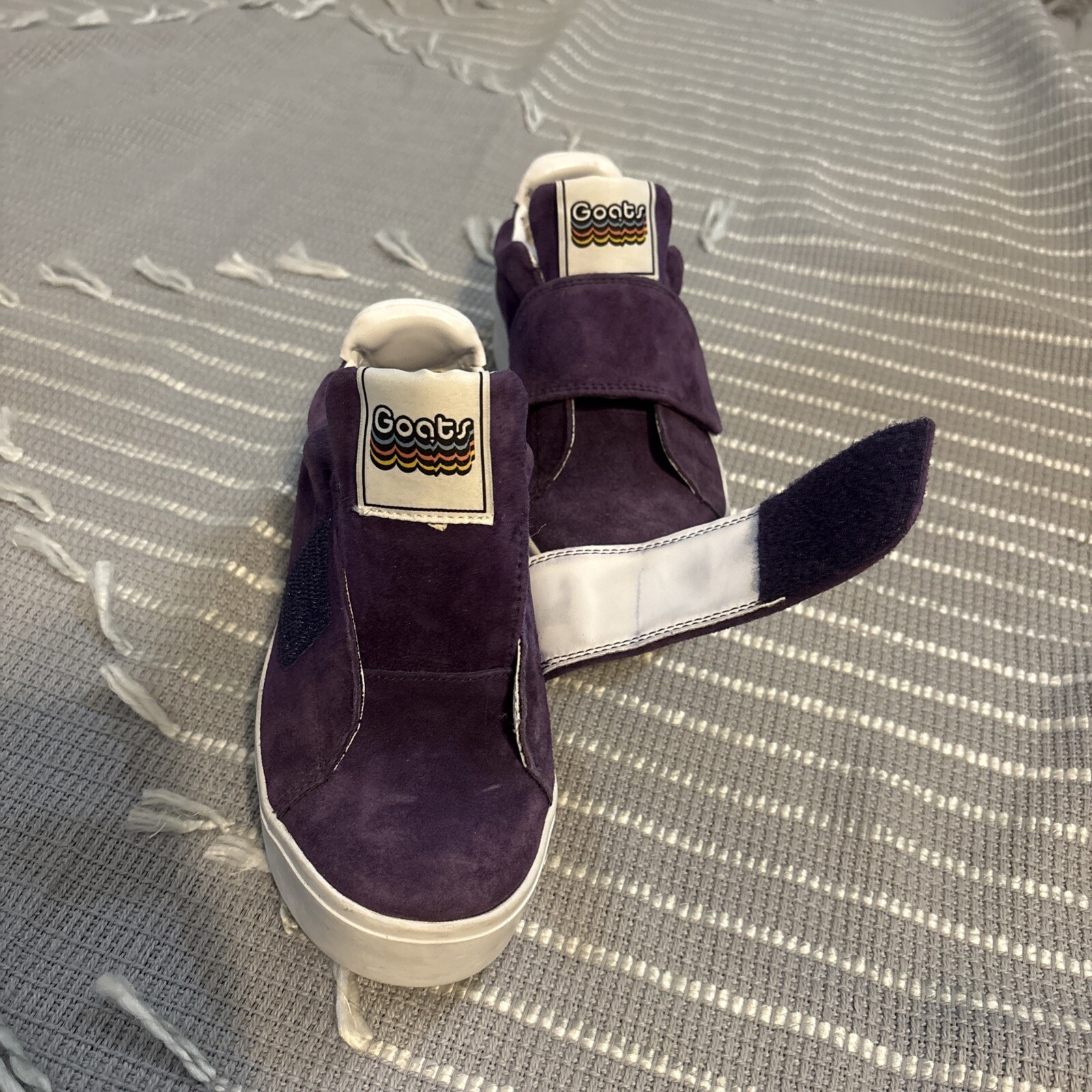 Goats Purple Suede “The 918” Platform Slip-on Sneakers W size 2 / kids size 1-2