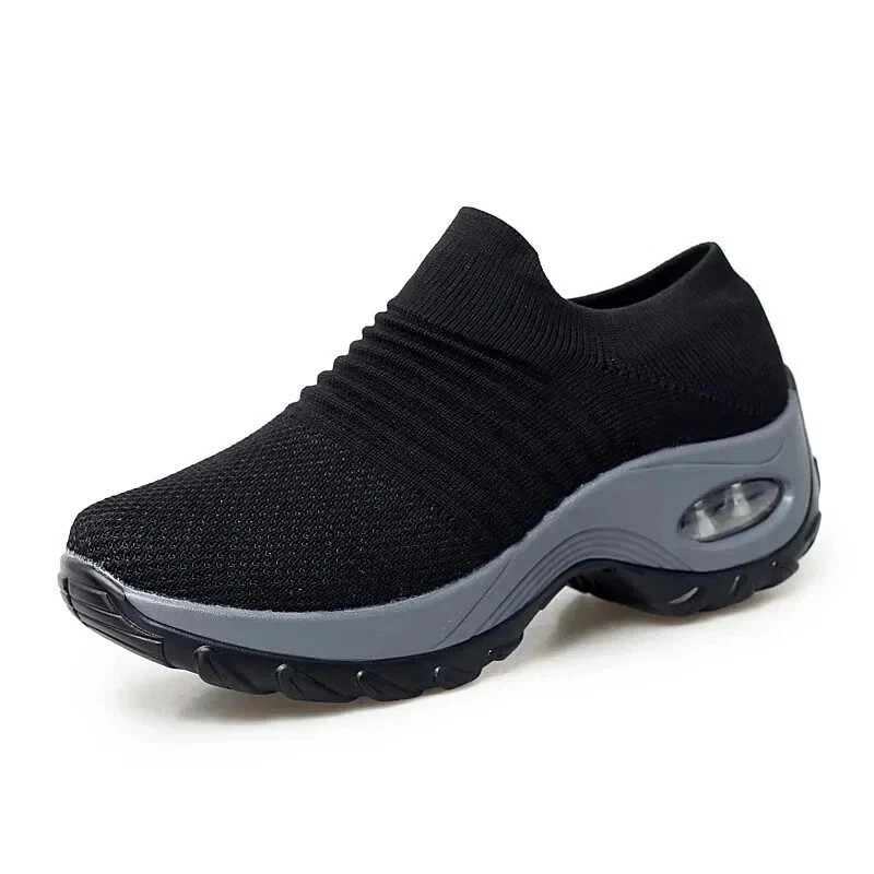 Women Orthopedic Walking Shoes Slip On Arch Support Comfort Sneakers Breathable