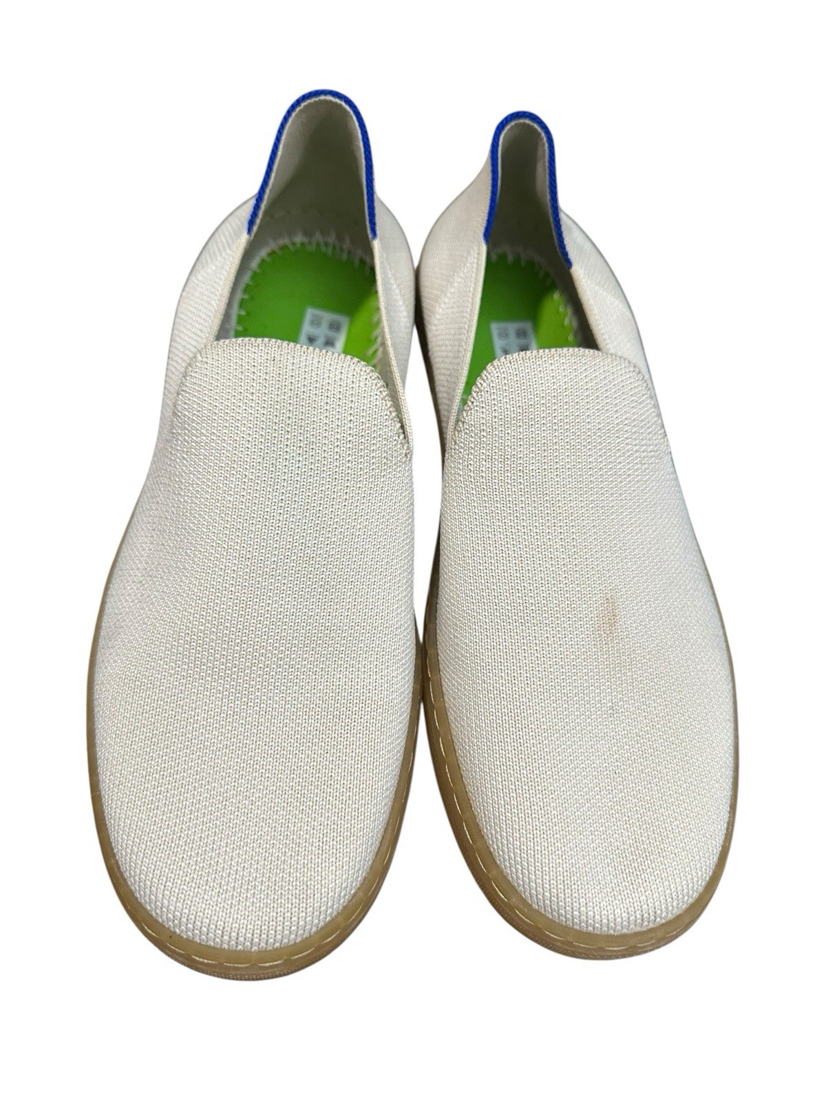 Rothy’s The City Slip On Sneakers Womens Size 7.5 Ivory Comfort Flat Gum #S65-1