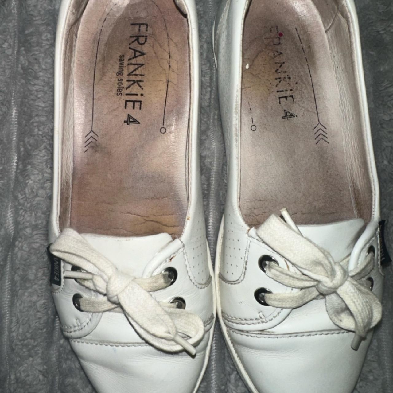 Frankie 4 Hannah III White Punched Womens