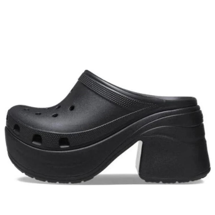 Crocs Siren Clog Mule Croslite Platform UNISEX 208547-001 BLK (Size M10/W12) NWT
