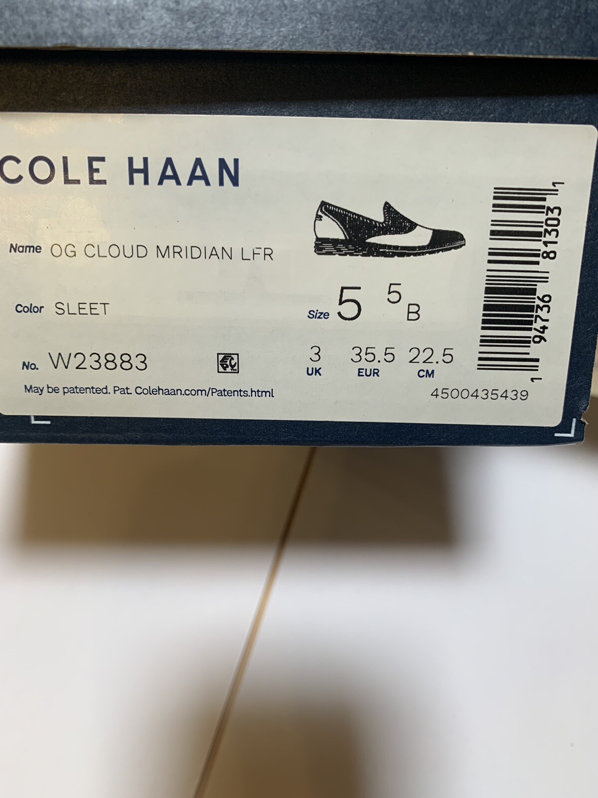 New Cole Haan Women Shoes Size 5.5 B Original Grand Cloud Loafers Sleet