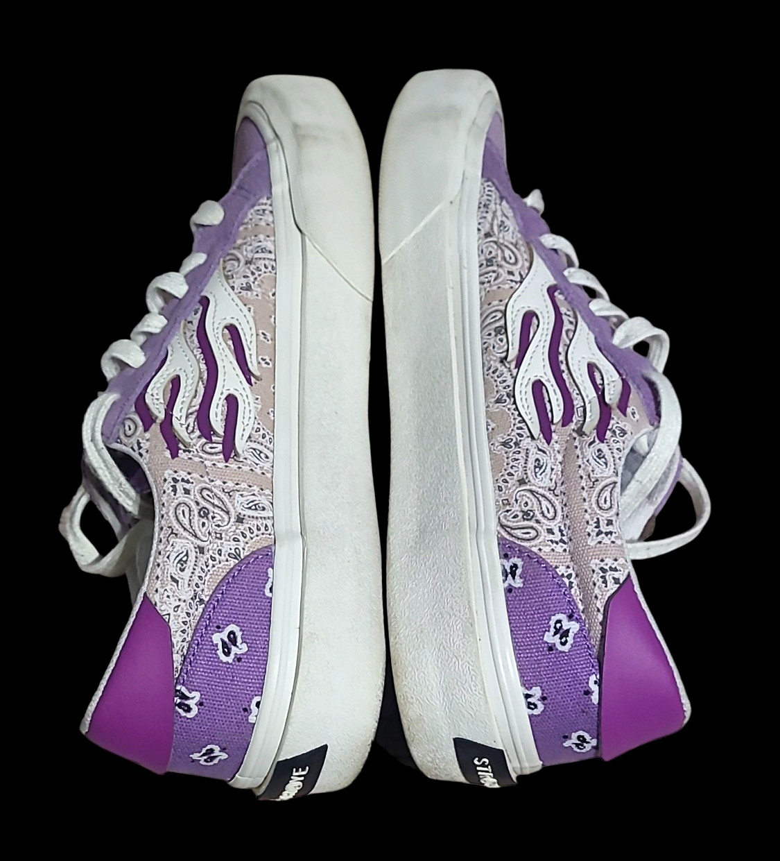 Straye Logan Mixed Rag Size 10.5 Women’s Purple Pink Skate Shoes Men’s 9