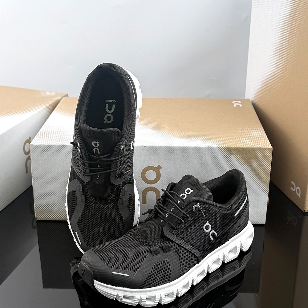 ON Cloud 6 Women’s Running Shoes Black/White US Sizes 6-9.5 Sneakers