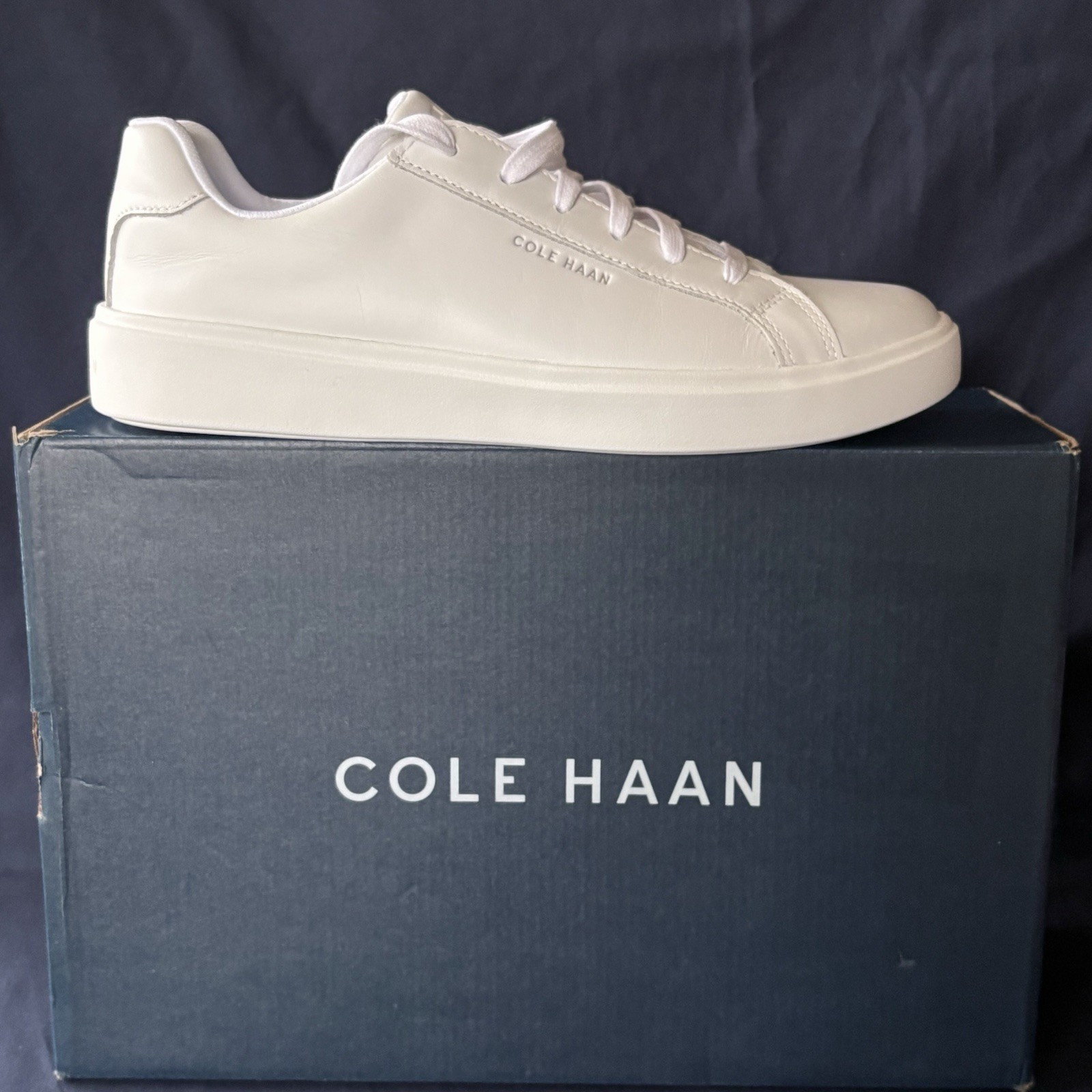COLE HAAN Grand Crosscourt Daily Court Sneakers Womens White Sz. 10 NEW IN BOX