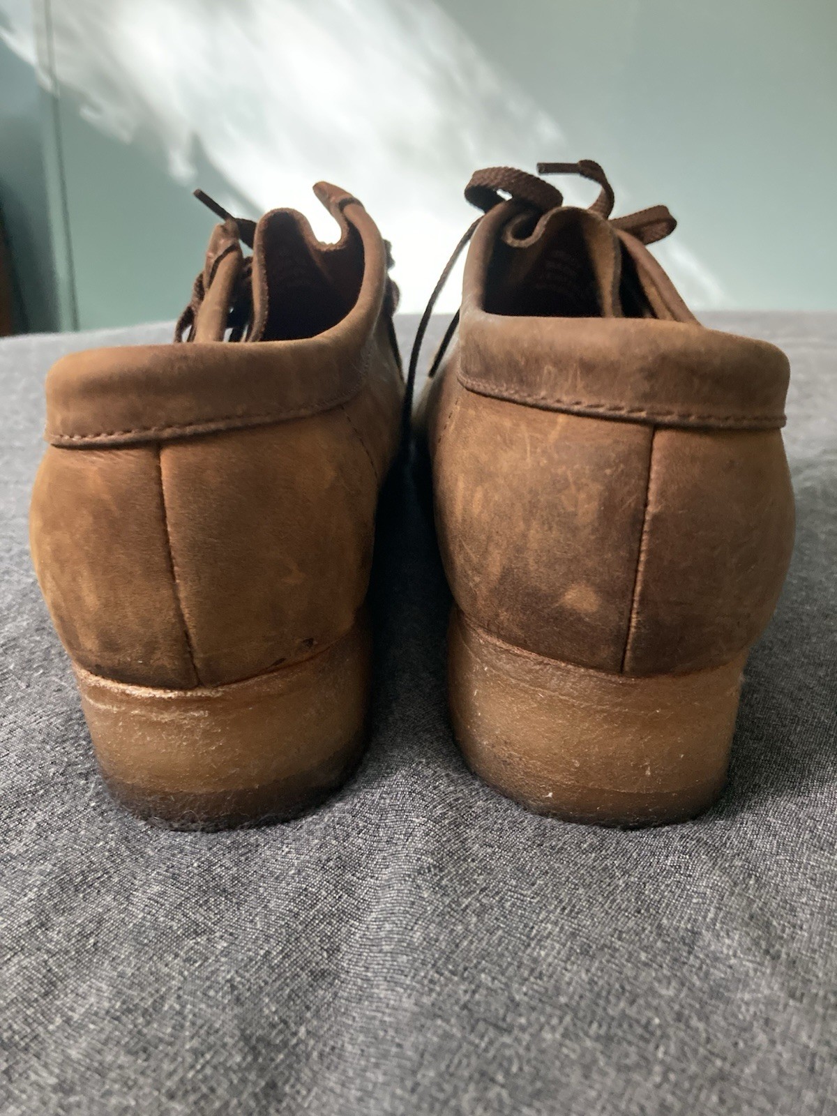 Clarks Originals Wallabee Low Desert Chukka Smooth Leather Women’s 8