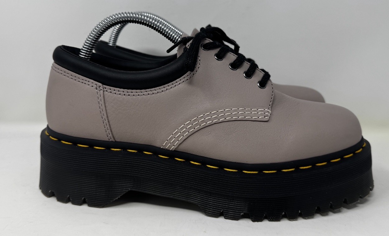 Dr. Martens 8053 Quad Retro Pisa Leather Platform Oxfords Men’s 8 / Women’s 7