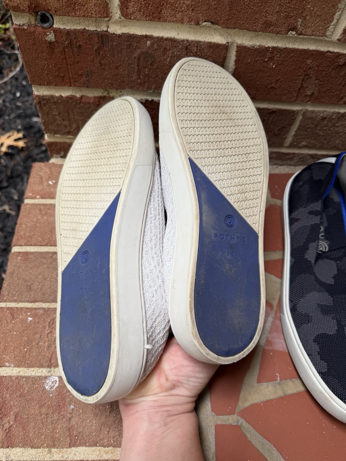 Rothy’s Women’s Slip-On Sneakers (2 Pair) Size 9.5 Women’s
