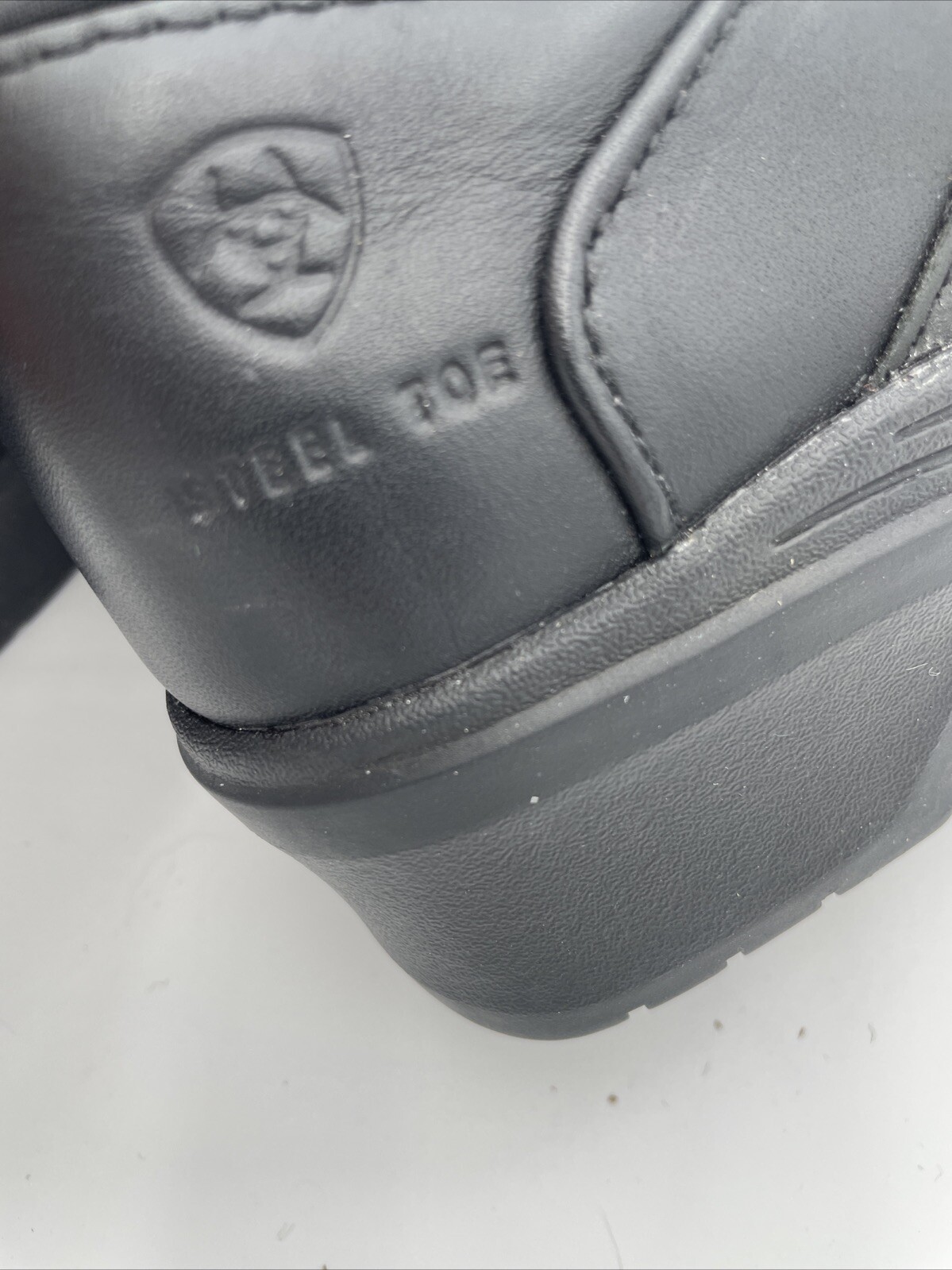Ariat Safety Clog Composite Steel Toe Slip Resistant Leather Work Shoe Sz 5.5B