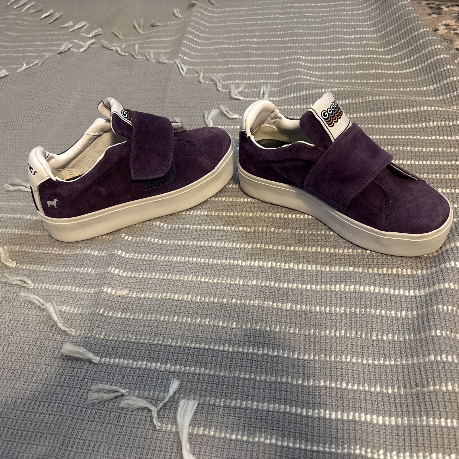 Goats Purple Suede “The 918” Platform Slip-on Sneakers W size 2 / kids size 1-2