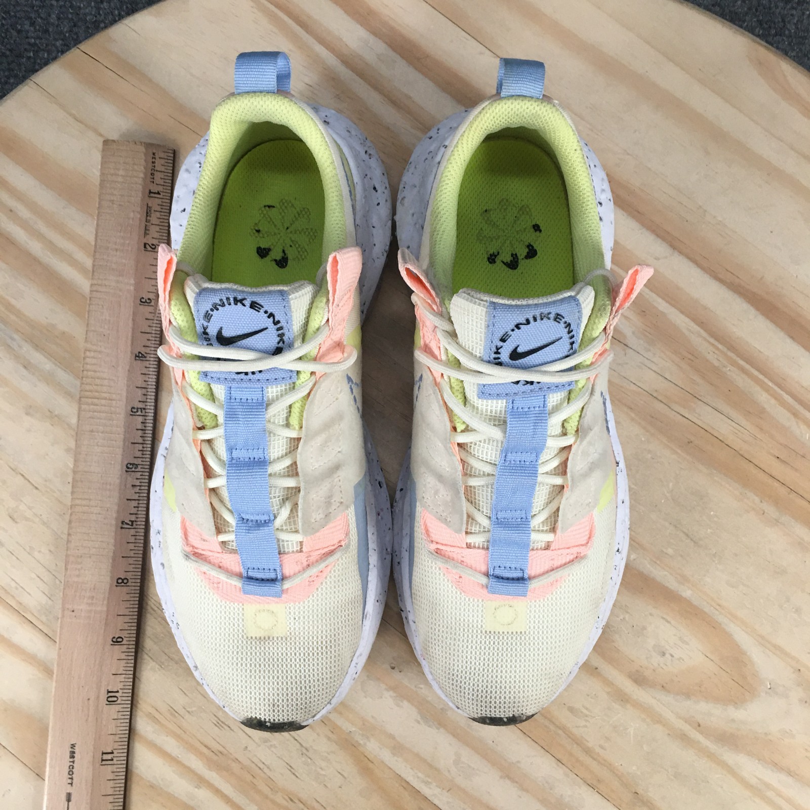 Nike Shoes Womens 7 Crater Impact Sneakers Multicolor Lace Up Low Top CW2386-700