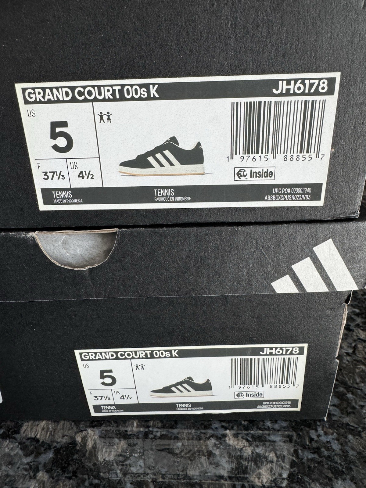 scarpe Adidas Grand Court 00s K JH6178 Shoes, Sneakers Size 5 NWB