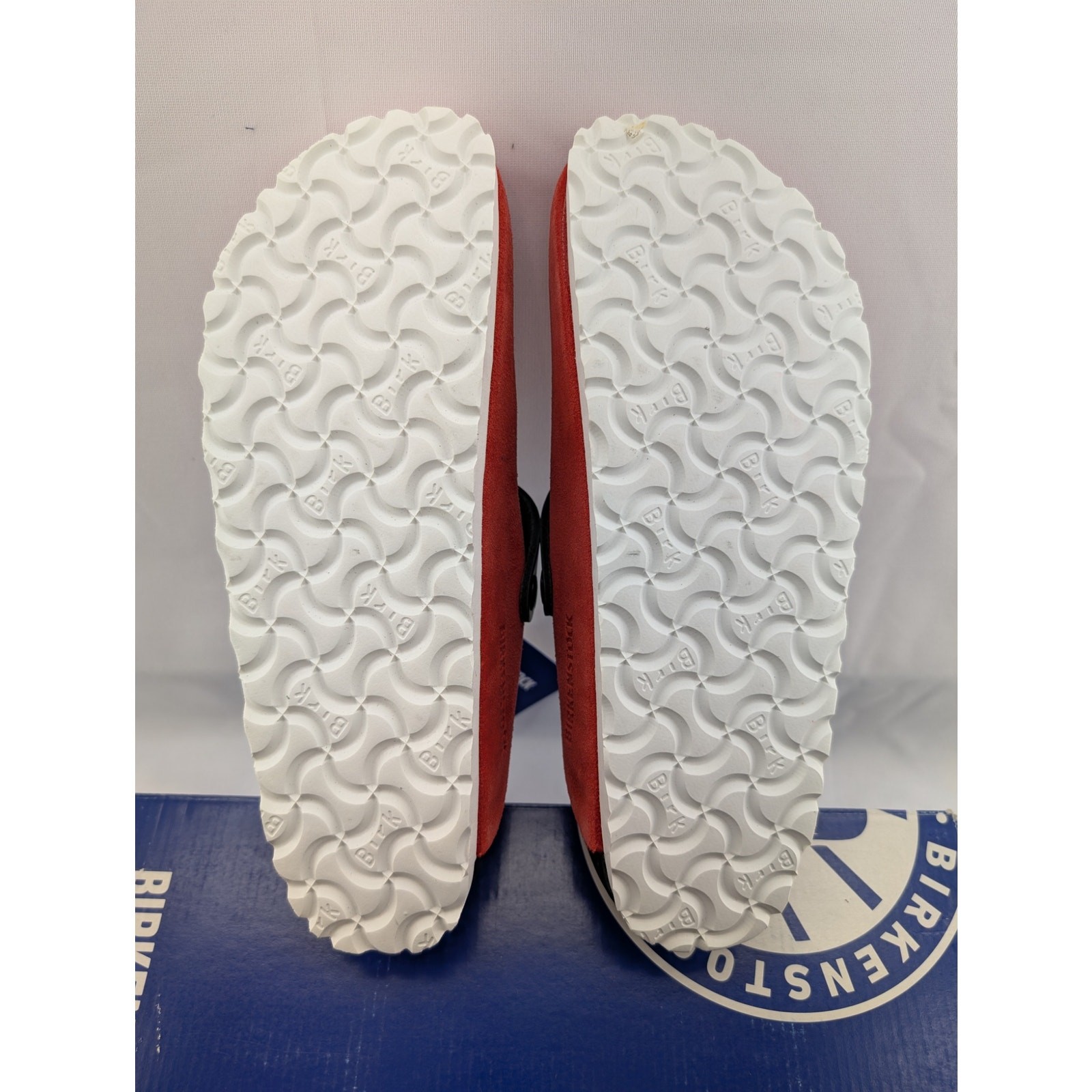 NWT Birkenstock x Concepts Boston BS Clog in Basic Red size EU 38 NARROW FIT