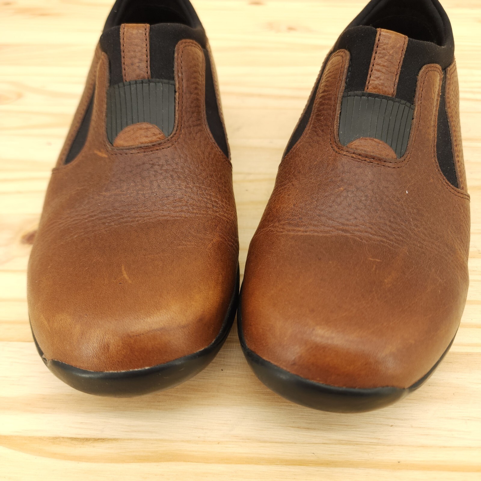 RJ Colt Women’s Slip On Shoes Sz 8 M Brown Leather Comfort Outdoor Western Walk