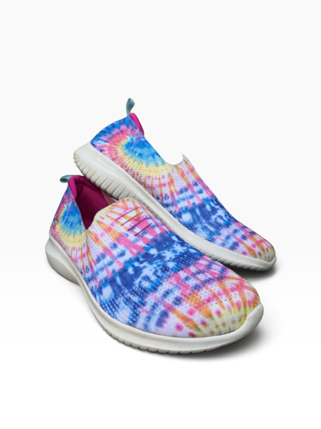Skechers Ultra Flex Harmonious Slip on Sneakers Loafers Tie-Dye Women’s size 9.5