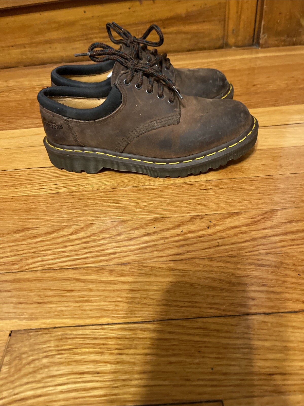 Dr Martens Brown Leather Clunky Sole 5 Eye Oxfords 8053 Women’s Size 7