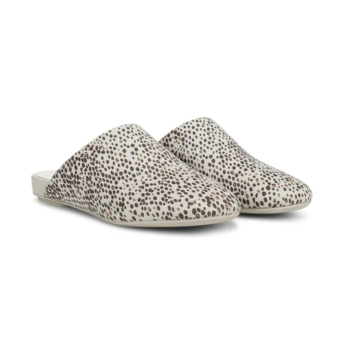 Vionic Opal Slip On Mule, Cream Multi Suede – Free Shipping