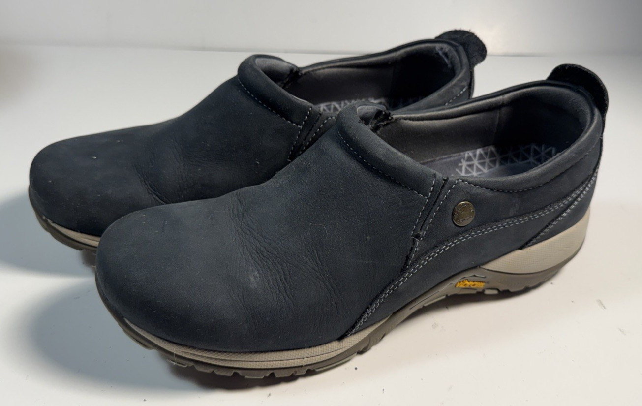 Dansko Patti Women’s Waterproof Casual Shoes Navy Milled Nubuck Size 8.5-9 EU 39