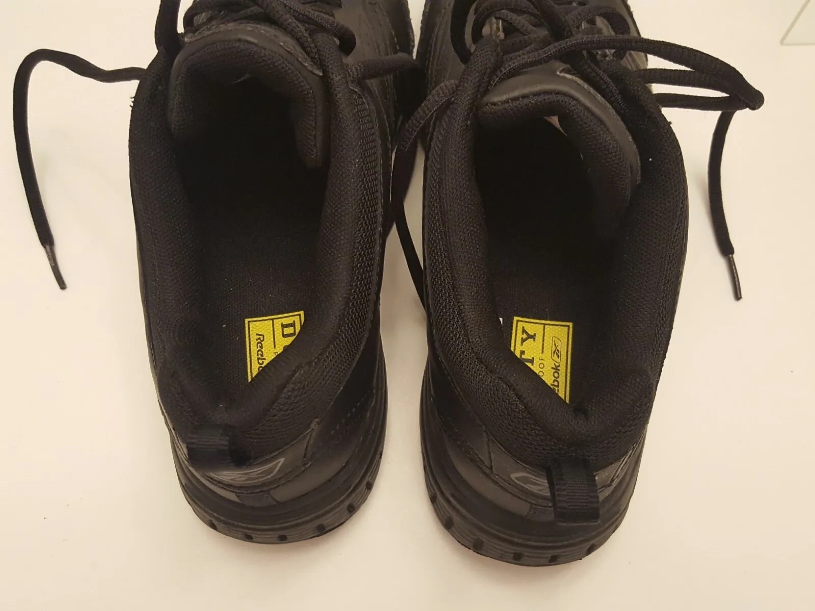 Reebok Duty Proof Black Oil & Slip Resist Work Comfort Women’s Size 9.5 EUC