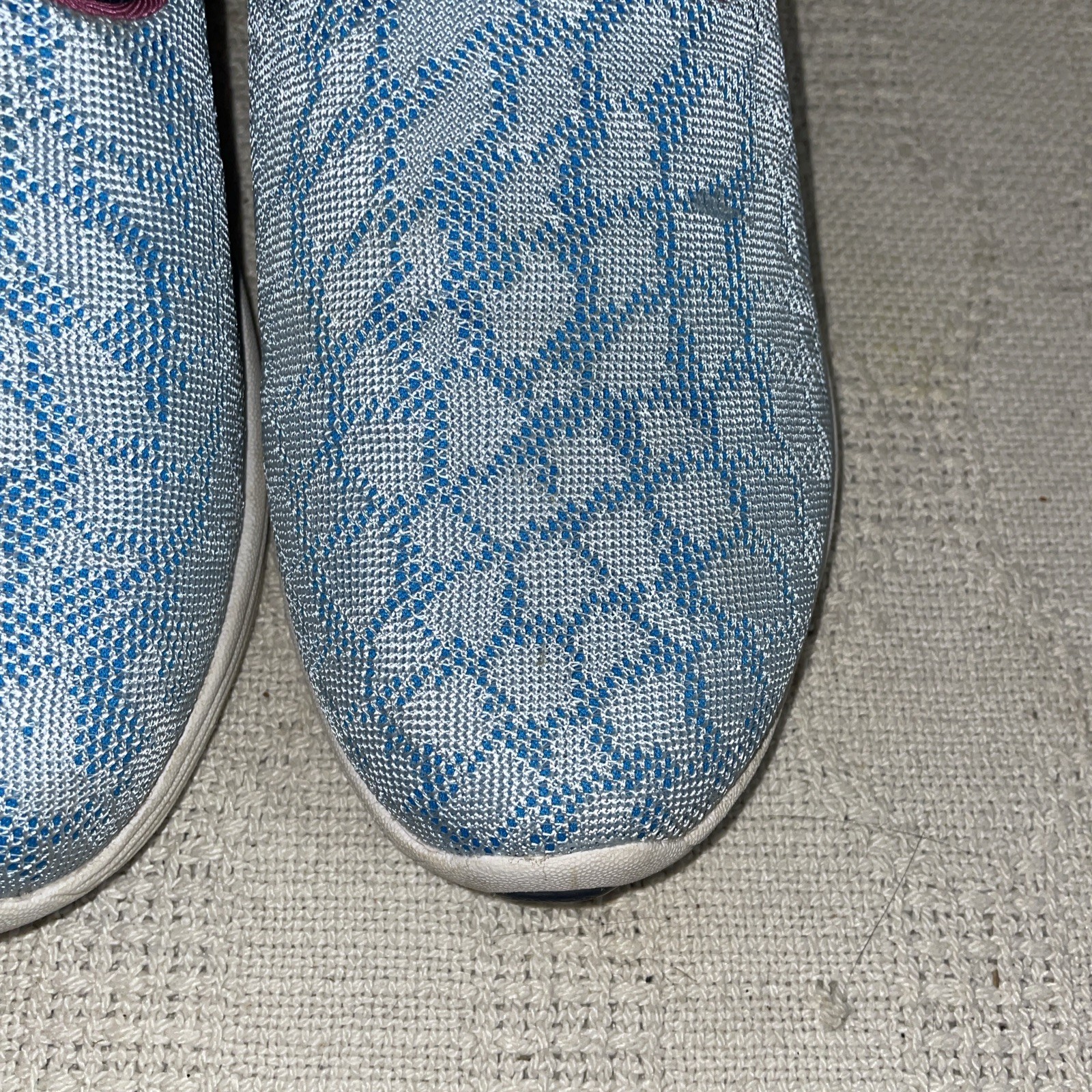 Vionic Womens Sport Shoes Size 8 M Blue Fabric Athleisure Activewear Fun