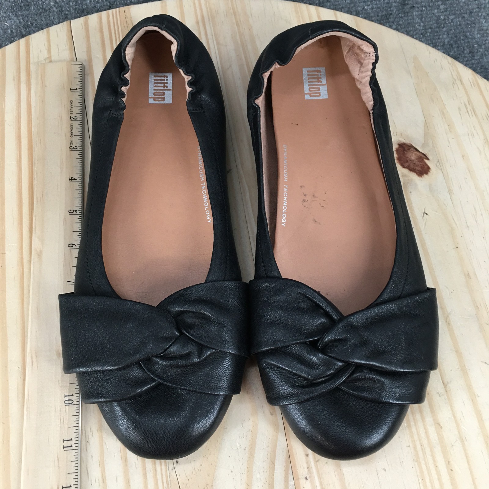 Fitflop Shoes Womens 11 Ballet Flats Slip On Round Toe Comfort Low Top Black
