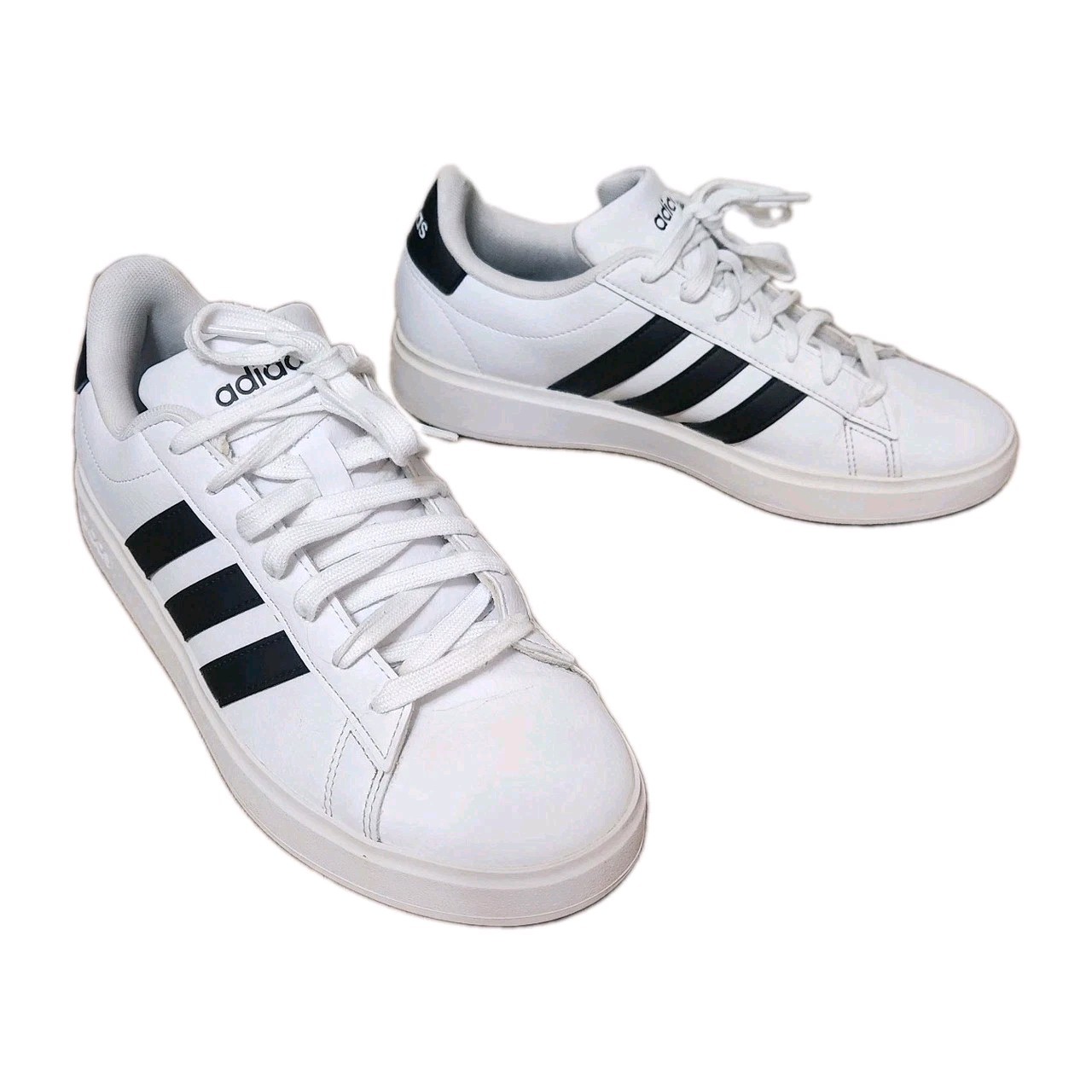 Adidas Grand Court 2.0 Sneakers 8 White Black GW1294 Cloud Classic Athletic
