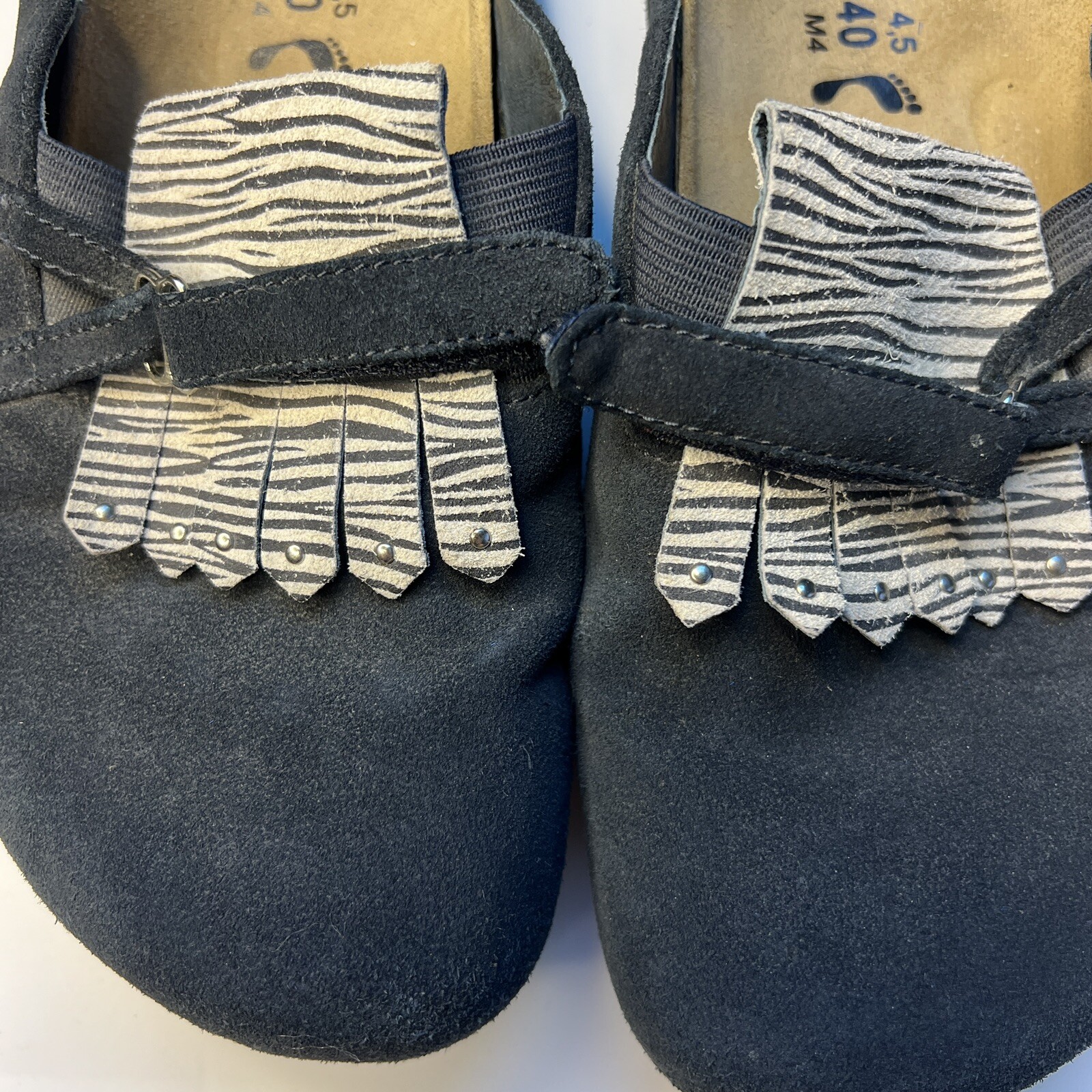 Birkenstock Betula Boston Black Suede Clogs Women’s Size 37 Narrow