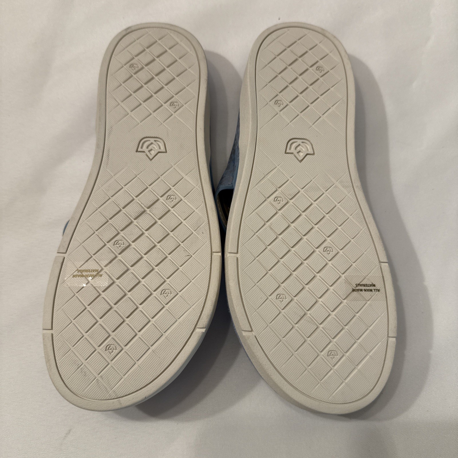 SPENCO ORTHOTIC THONG SANDAL, CHEETAH, BLUE GRAY, SIZE 7