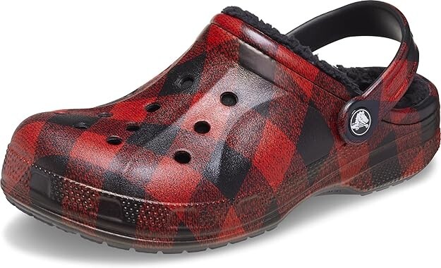 Crocs Unisex Classic Lined Clog – Buffalo Plaid – US SIZE M4/W6 – BRAND NEW