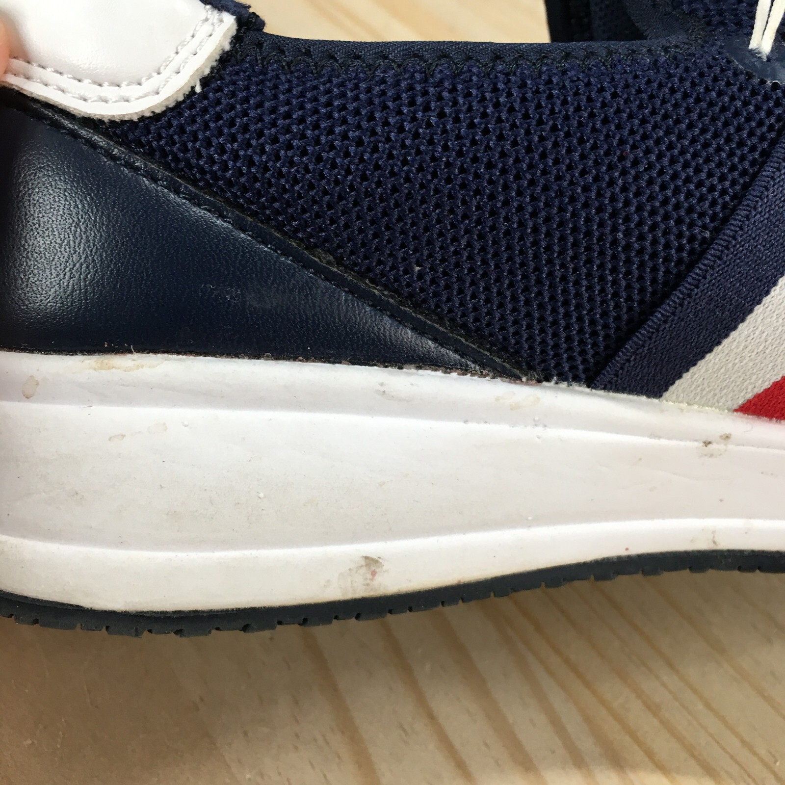 Tommy Hilfiger Shoes Womens 8.5 M Rhena Casual Sneakers Blue Mesh Lace Up Low
