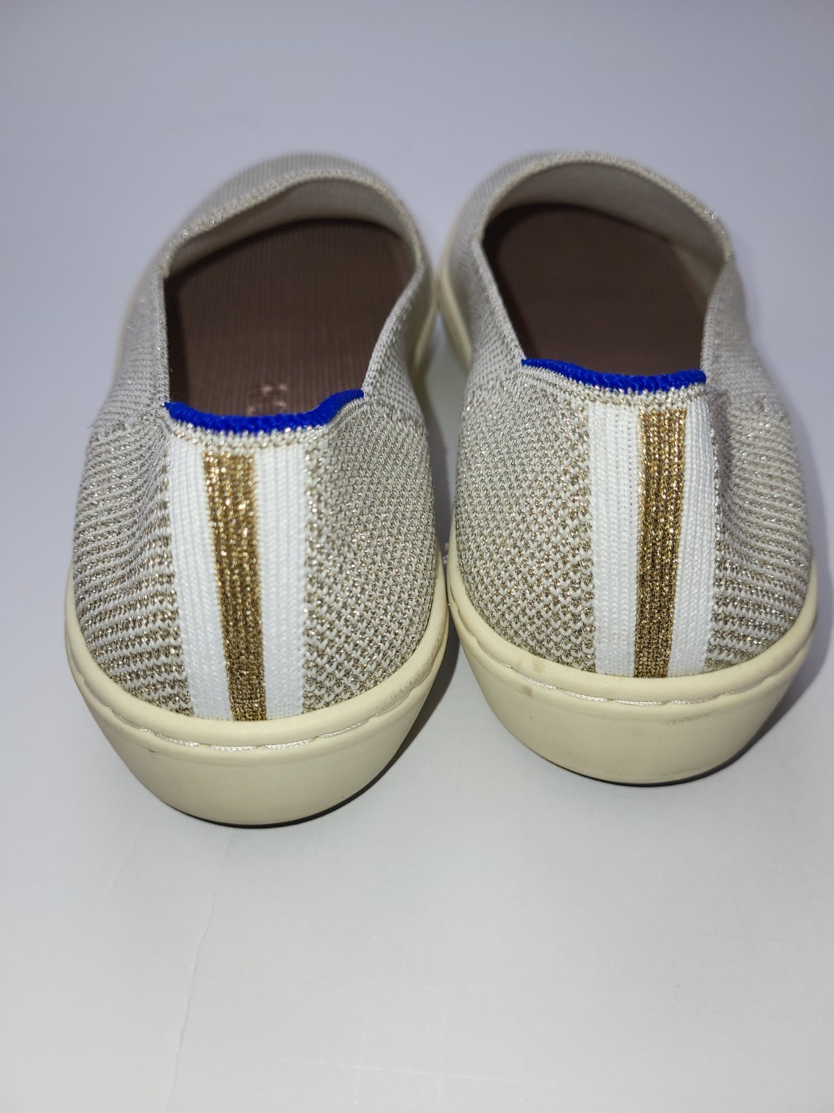 Womens Rothy’s The Slip On Sneaker size 6 diamond twill