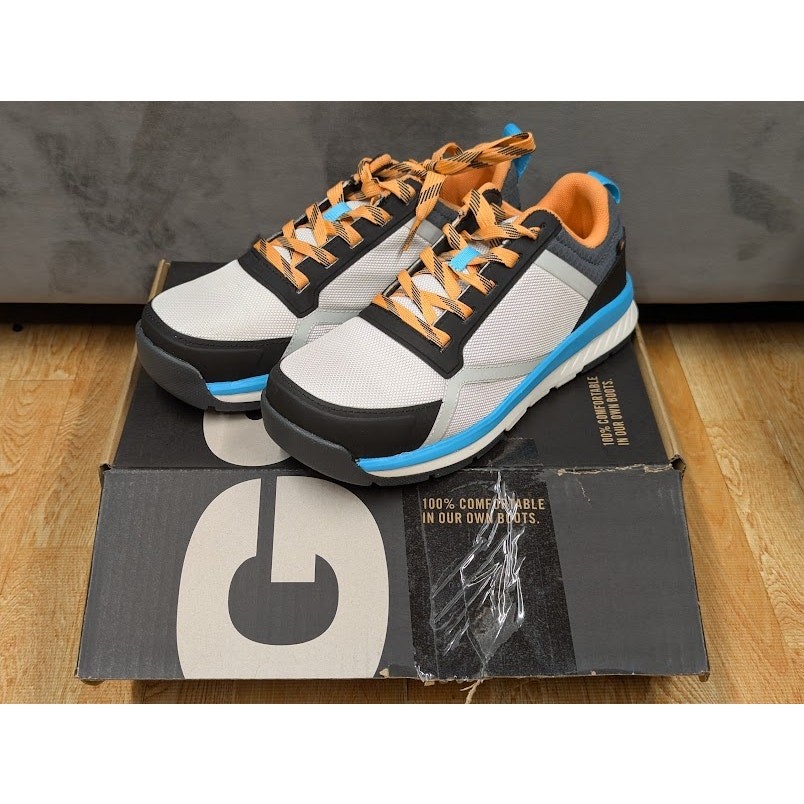 NWT BOGS Sandstone Knit Low Composite Safety Toe Light Grey Women’s Size 7