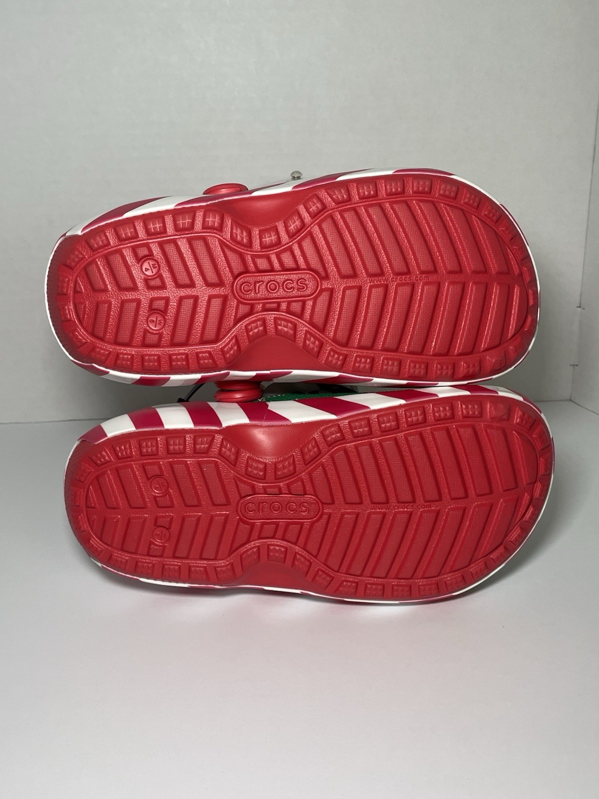 Disney Holiday Mickey Minnie Christmas Crocs Clogs Fleece Lined Size M4 W6