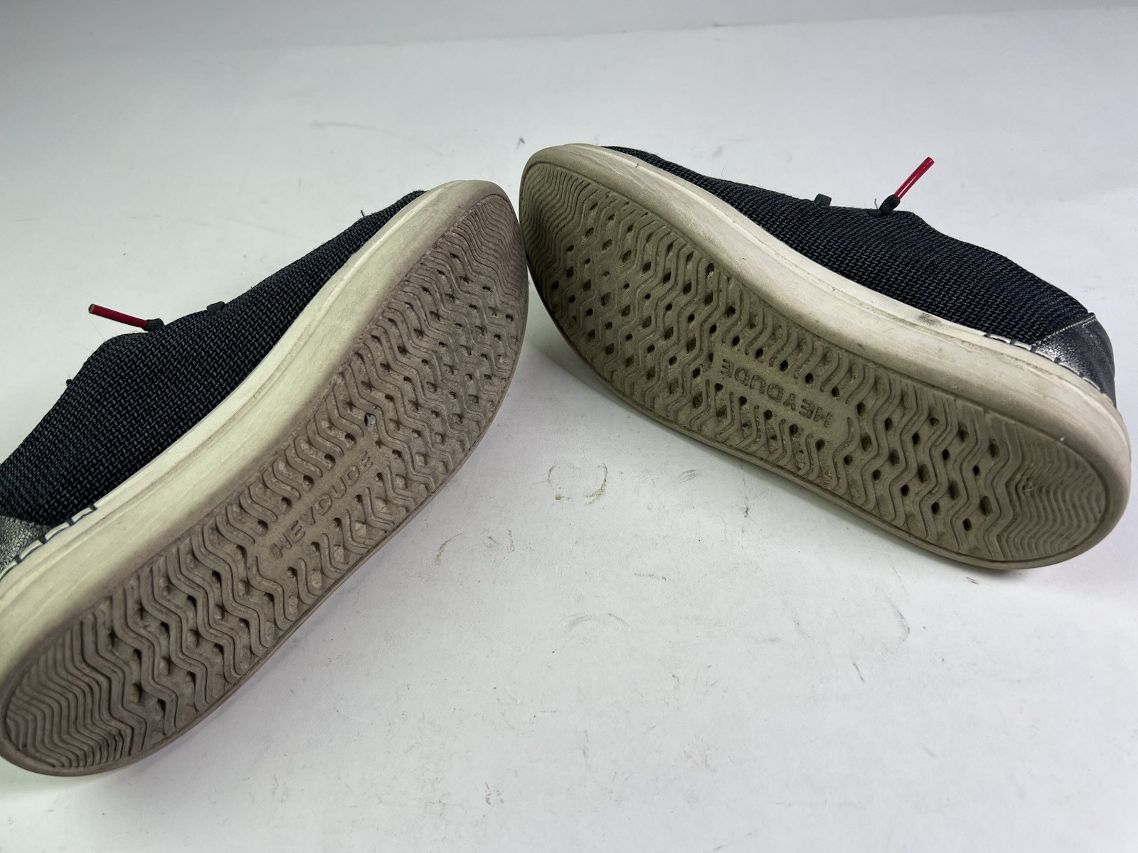 Hey Dude Wendy Rise Graphite black grey Slip On Shoes Women’s Size US 6 / EU 37