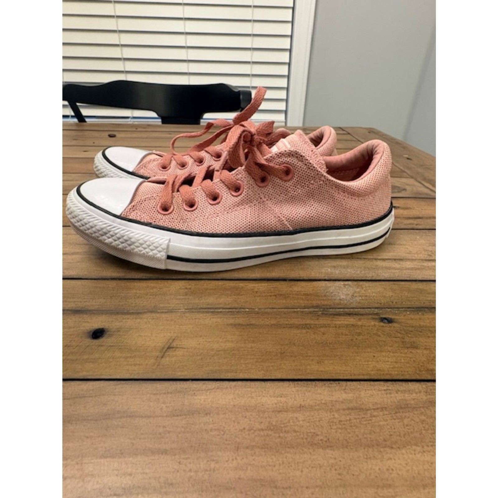 Converse All Star Madison Oxford Sneakers Women’s 7 Rust Pink Heavy Duty Canvas