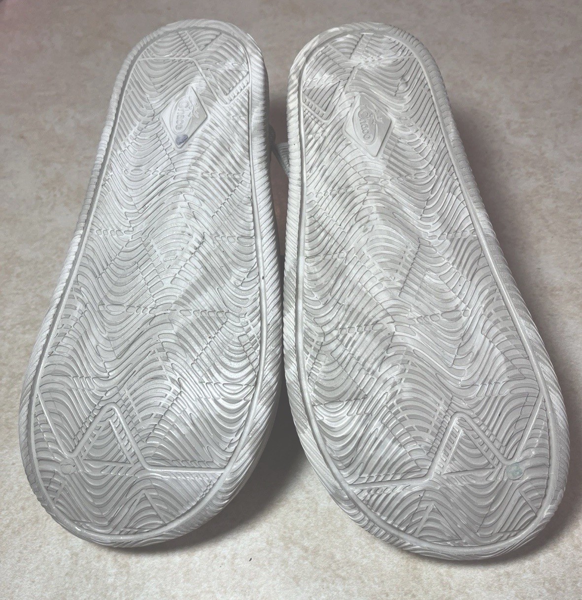 Chaco Chillos Sandals Womens 7 Clog Shoe Dessert Sand Tan White BNWOB