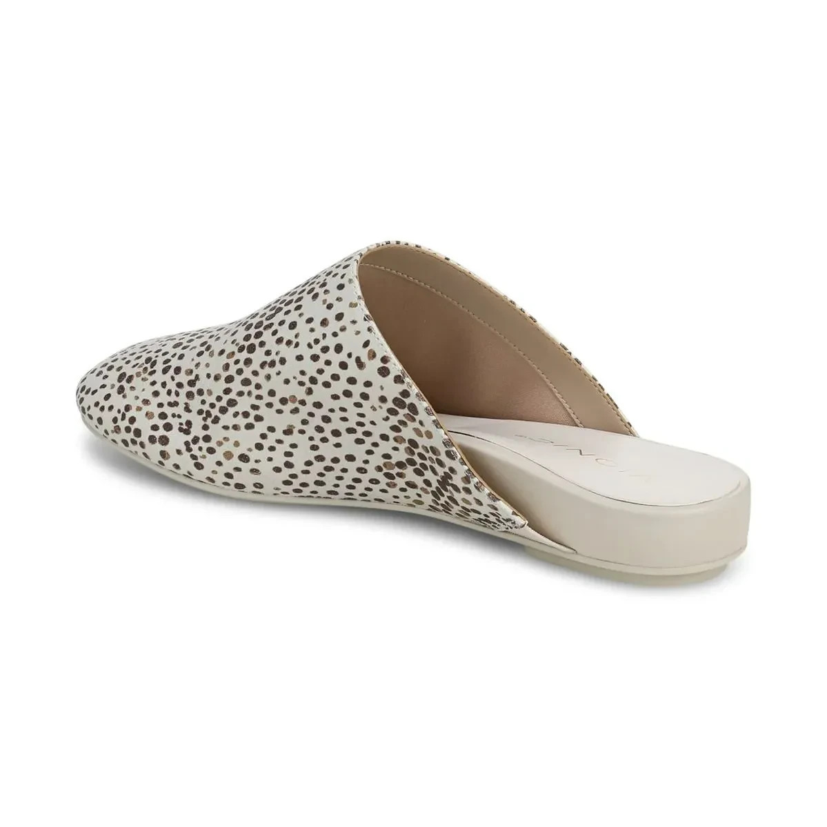 Vionic Opal Slip On Mule, Cream Multi Suede – Free Shipping