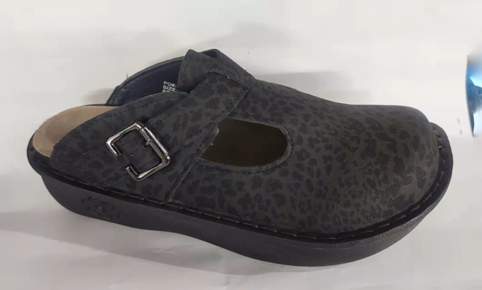 Savvy nursing shoes- Happy Leopard sizes 6M-12M
