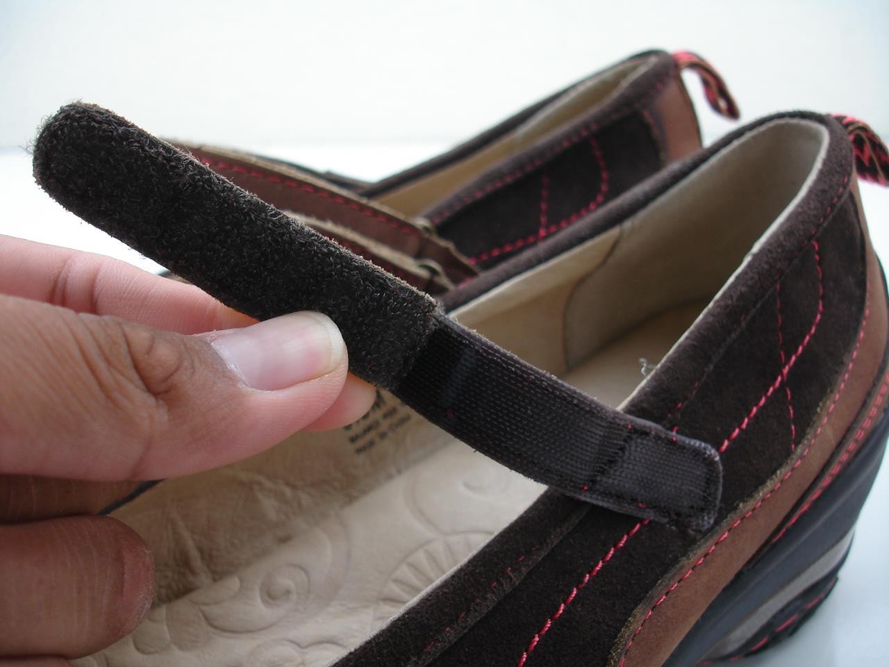 Women’s 9.5 M Jambu All Terra Formosa Mary Jane Brown Suede Leather Shoes Wedge