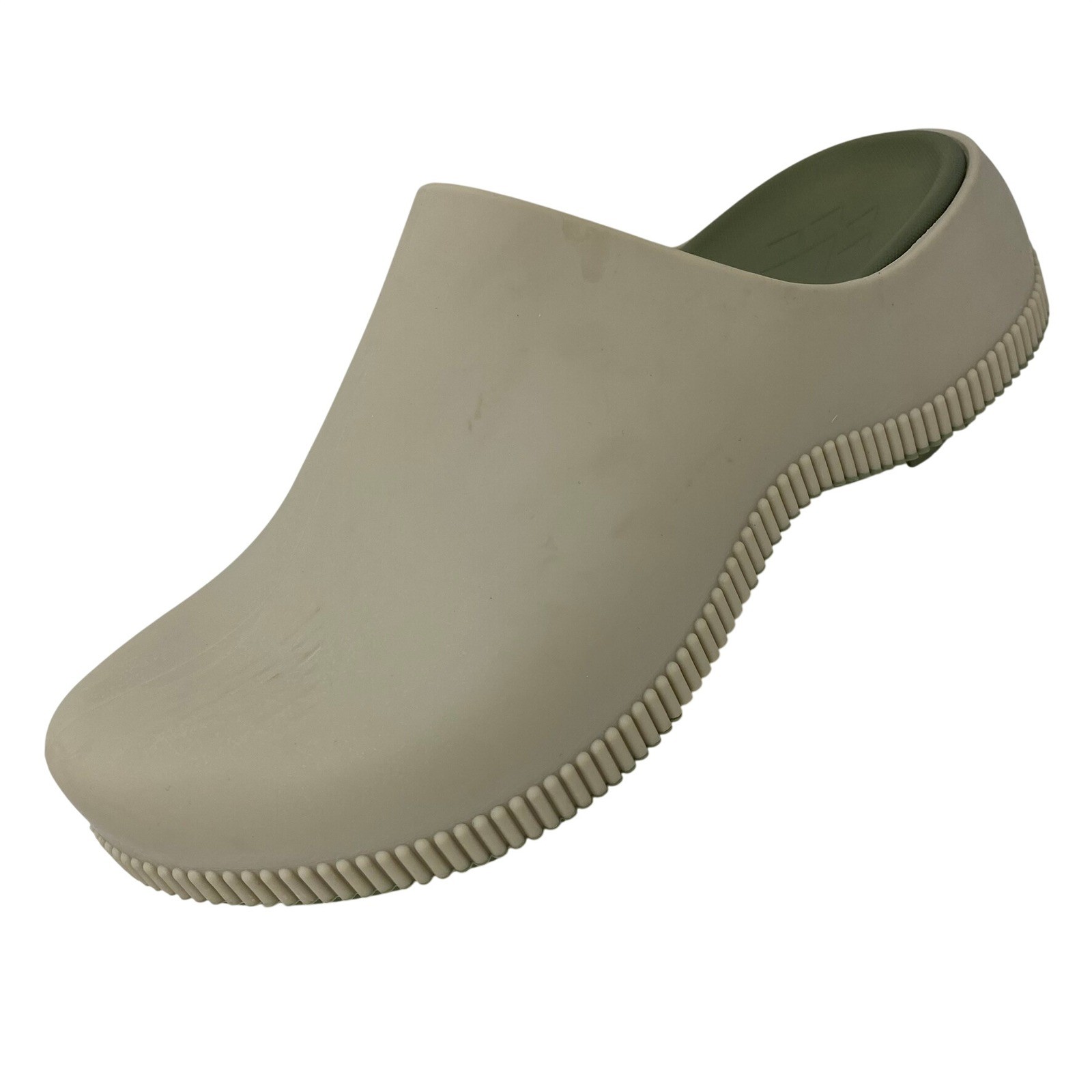 Cougar Women Clog Shoes Sz 10 Beige Olive Green Rubber Slip On Platform Gorpcore