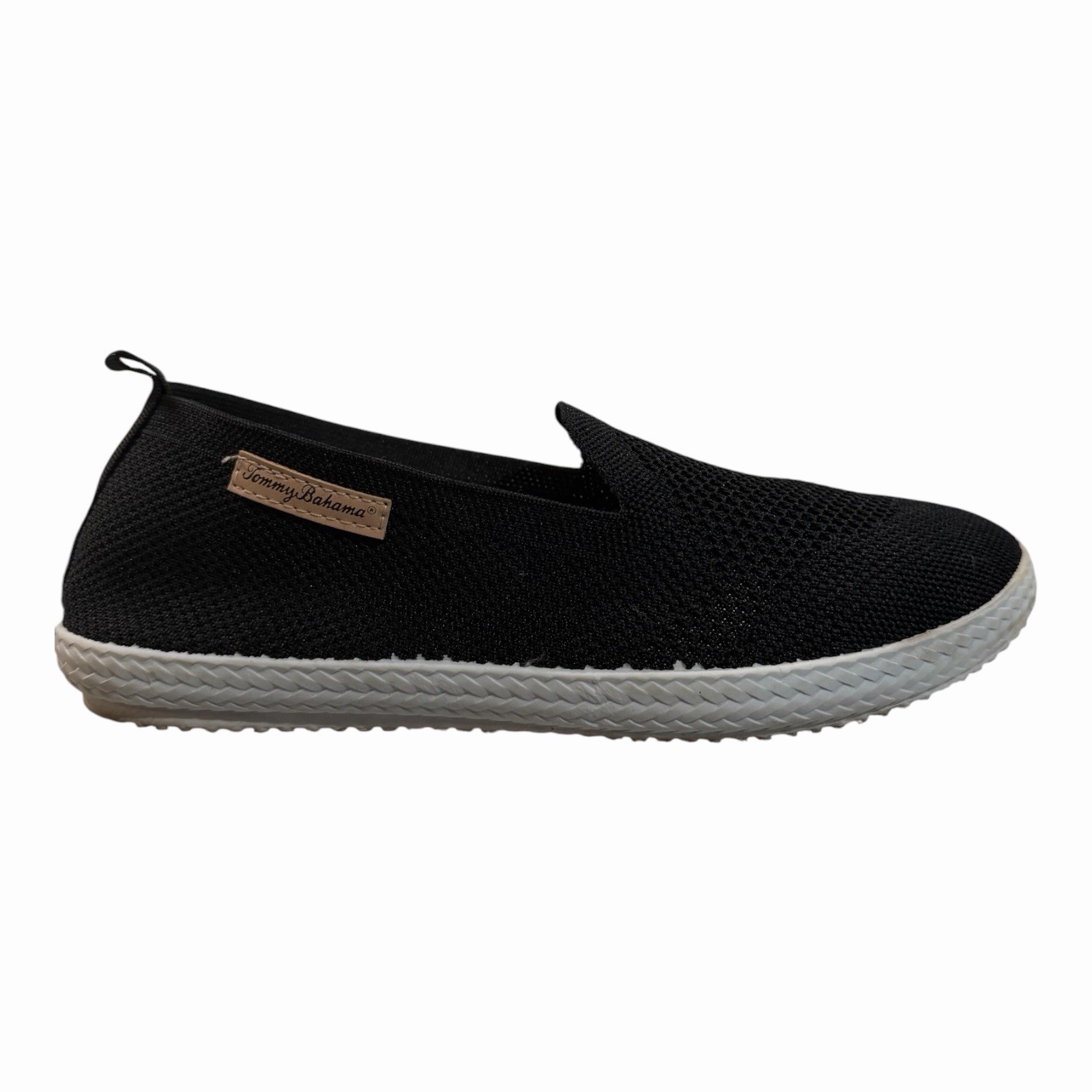 Tommy Bahama Women’s Black Slip-On Sneakers Size 9 Preowned In Original Box UVGC