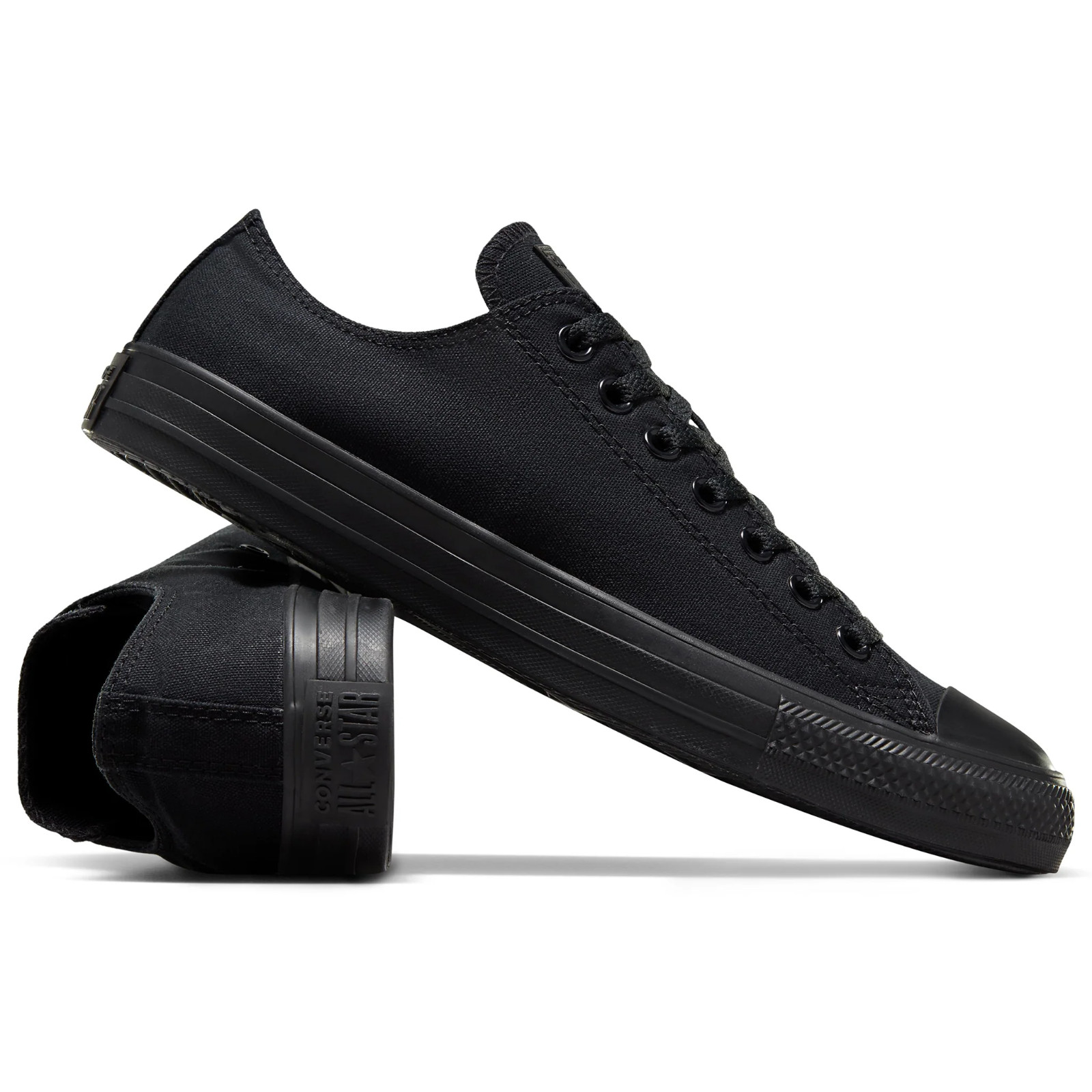 CONVERSE All Star Chuck Taylor Low Triple Black CTAS Men’s Women’s 6 7 8 9 10